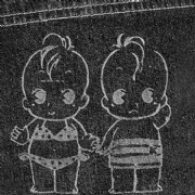 牛仔布雕花